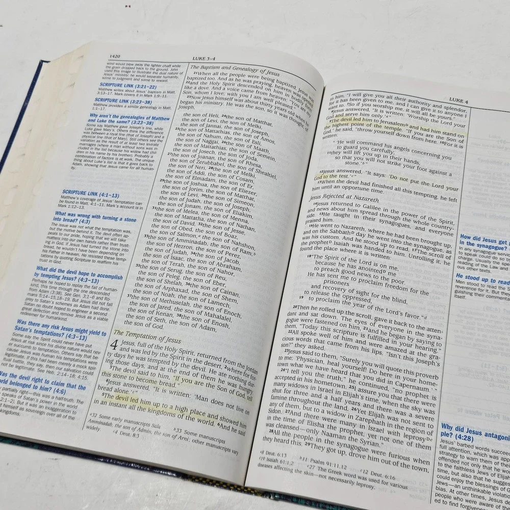 The Quest Study Bible : Indexed by Marhsall Shelley (1994, Hardcover)